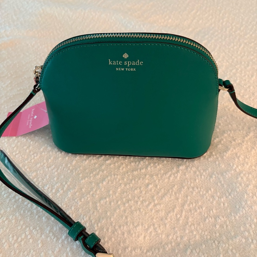 Kate Spade Small Dome Crossbody in Smooth Leather in Wintergreen